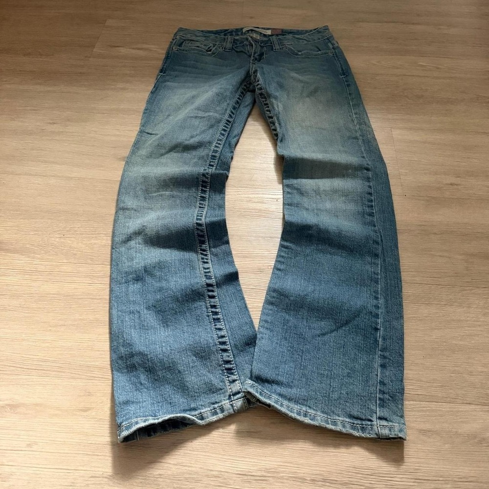 26x28 Faded Blue Bootcut Jeans Y2K 2000s Vintage